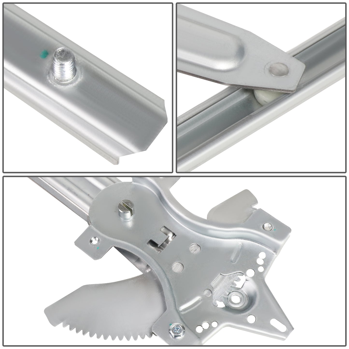 REGULADOR DE VENTANA WINDOW MOTORS & REGULATORS - METALLIC - 04-12 CHEVY COLORADO/04-12 GMC CANYON/06 ISUZU I-280/ 07-08 ISUZU I-290/06 ISUZU I-350/07-08 ISUZU I-370 - METALLIC - BARE STEEL/PLASTIC