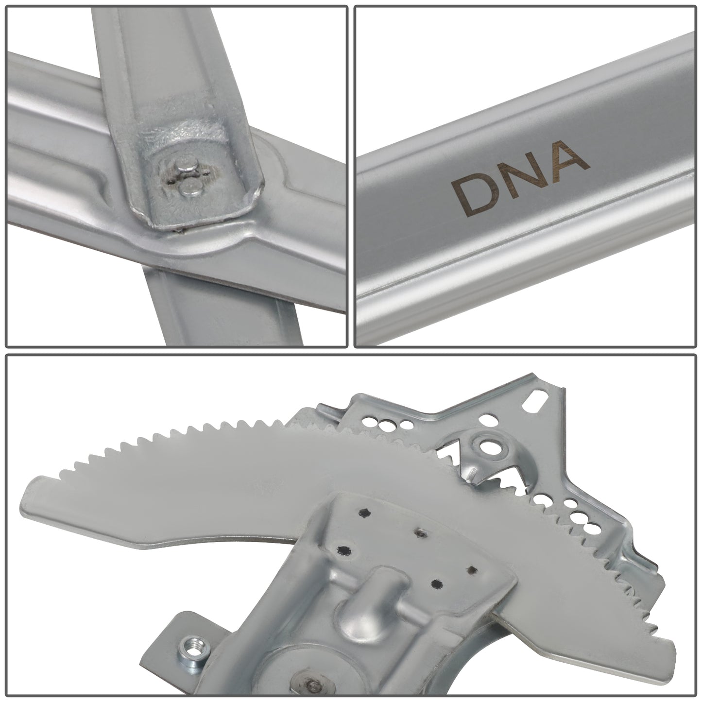REGULADOR DE VENTANA WINDOW MOTORS & REGULATORS - METALLIC - 04-12 CHEVY COLORADO/04-12 GMC CANYON/06 ISUZU I-280/ 07-08 ISUZU I-290/06 ISUZU I-350/07-08 ISUZU I-370 - METALLIC - BARE STEEL/PLASTIC