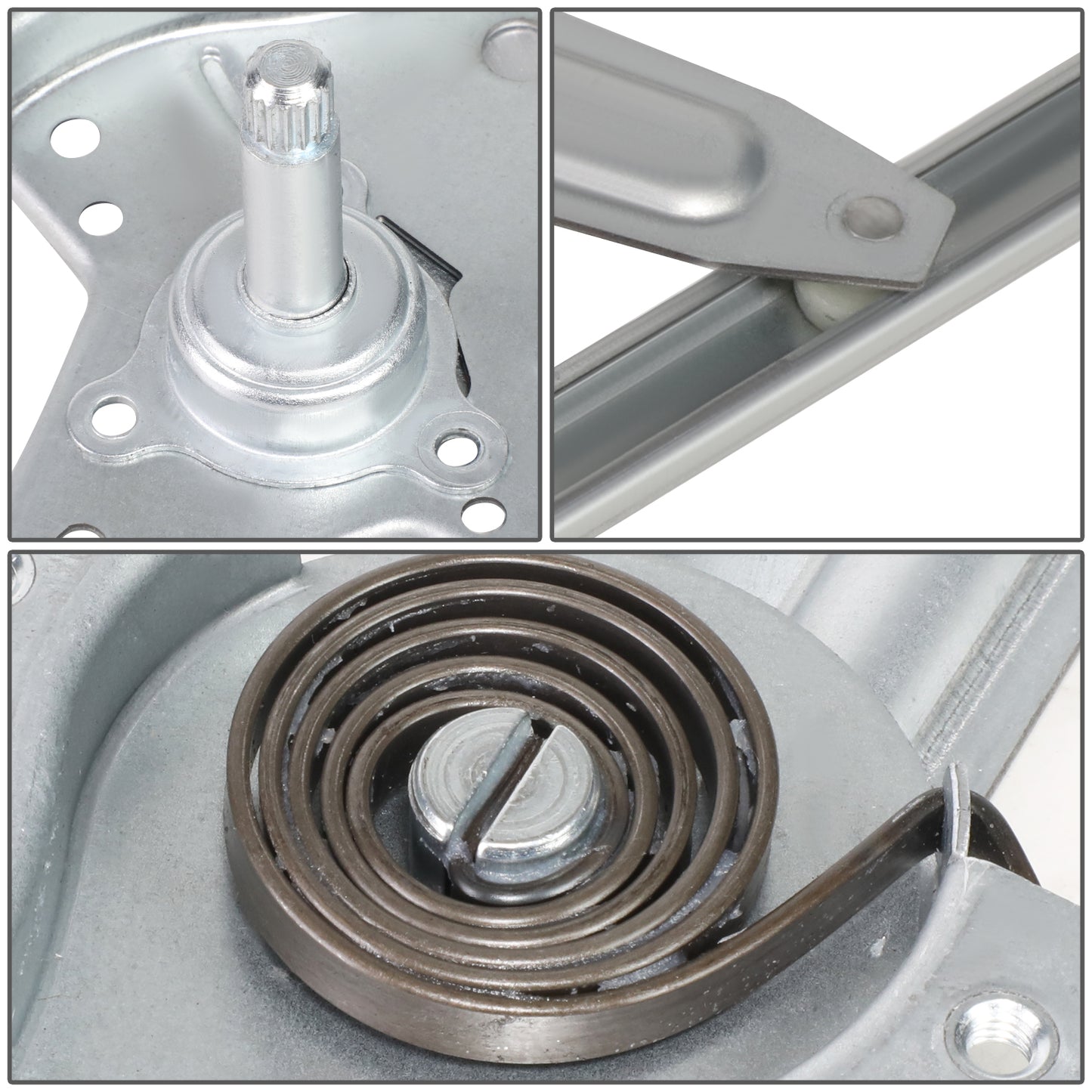 REGULADOR DE VENTANA WINDOW MOTORS & REGULATORS - METALLIC - 04-12 CHEVY COLORADO/04-12 GMC CANYON/06 ISUZU I-280/ 07-08 ISUZU I-290/06 ISUZU I-350/07-08 ISUZU I-370 - METALLIC - BARE STEEL/PLASTIC