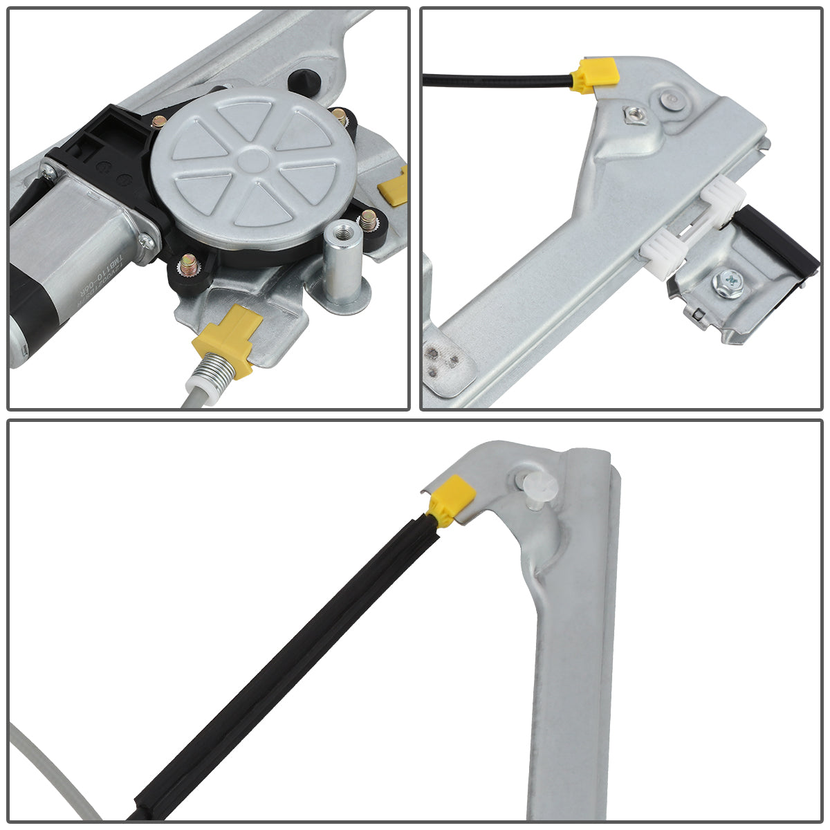 REGULADOR DE VENTANA WINDOW MOTORS & REGULATORS - METALLIC - 99-13 CADILLAC ESCALADE CHEVY SILVERADO SUBURBAN GMC SIERRA YUKON - METALLIC - BARE STEEL/PLASTIC