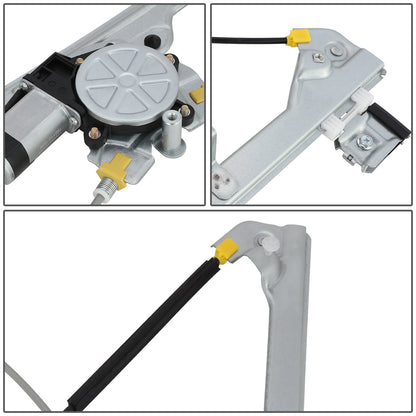 REGULADOR DE VENTANA WINDOW MOTORS & REGULATORS - METALLIC - 99-13 CADILLAC ESCALADE CHEVY SILVERADO SUBURBAN GMC SIERRA YUKON - METALLIC - BARE STEEL/PLASTIC