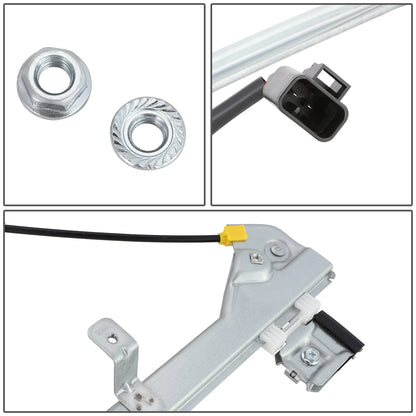 REGULADOR DE VENTANA WINDOW MOTORS & REGULATORS - METALLIC - 99-13 CADILLAC ESCALADE CHEVY SILVERADO SUBURBAN GMC SIERRA YUKON - METALLIC - BARE STEEL/PLASTIC