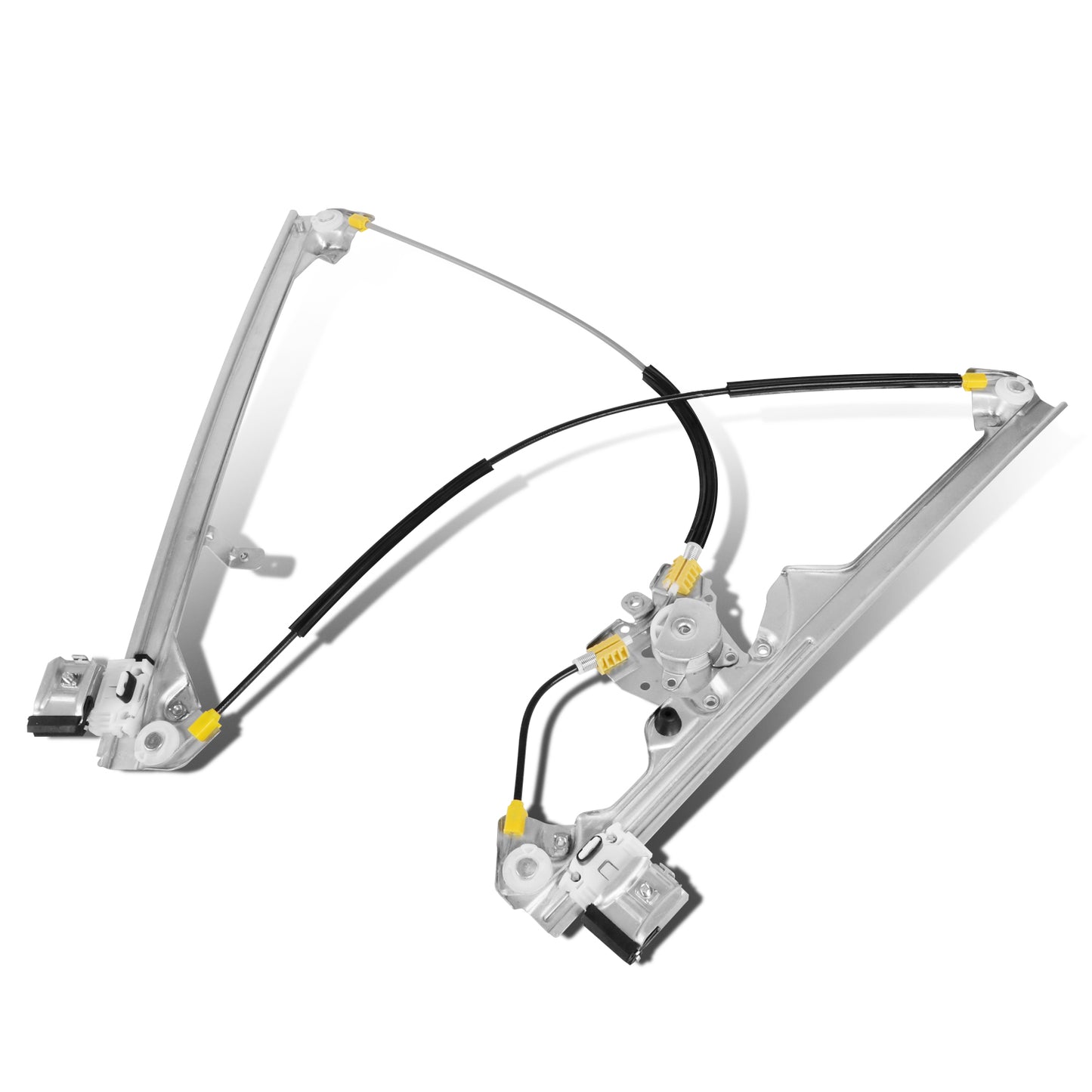 REGULADOR DE VENTANA WINDOW MOTORS & REGULATORS - METALLIC - 99-07 CADILLAC ESCALADE CHEVY AVALANCHE GMC SIERRA YUKON XL 1500 2500 3500 - METALLIC - BARE STEEL/PLASTIC