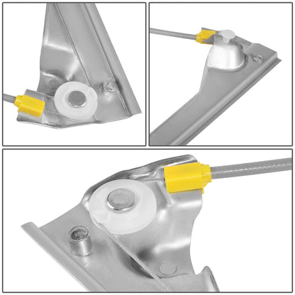 REGULADOR DE VENTANA WINDOW MOTORS & REGULATORS - METALLIC - 99-07 CADILLAC ESCALADE CHEVY AVALANCHE GMC SIERRA YUKON XL 1500 2500 3500 - METALLIC - BARE STEEL/PLASTIC