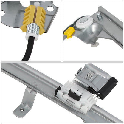 REGULADOR DE VENTANA WINDOW MOTORS & REGULATORS - METALLIC - 99-07 CADILLAC ESCALADE CHEVY SILVERADO SUBURBAN AVALANCHE GMC SIERRA YUKON - METALLIC - BARE STEEL/PLASTIC