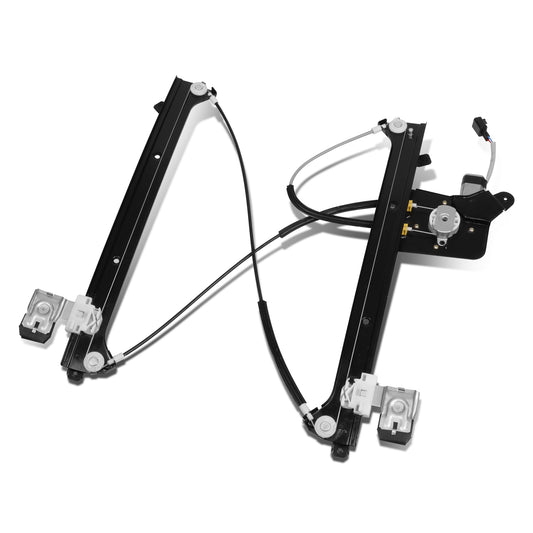 REGULADOR DE VENTANA WINDOW MOTORS & REGULATORS - METALLIC - 00-07 CADILLAC ESCALADE CHEVY AVALANCHE GMC SIERRA YUKON XL 1500 2500HD 3500 CREW CAB - METALLIC - BARE STEEL/PLASTIC