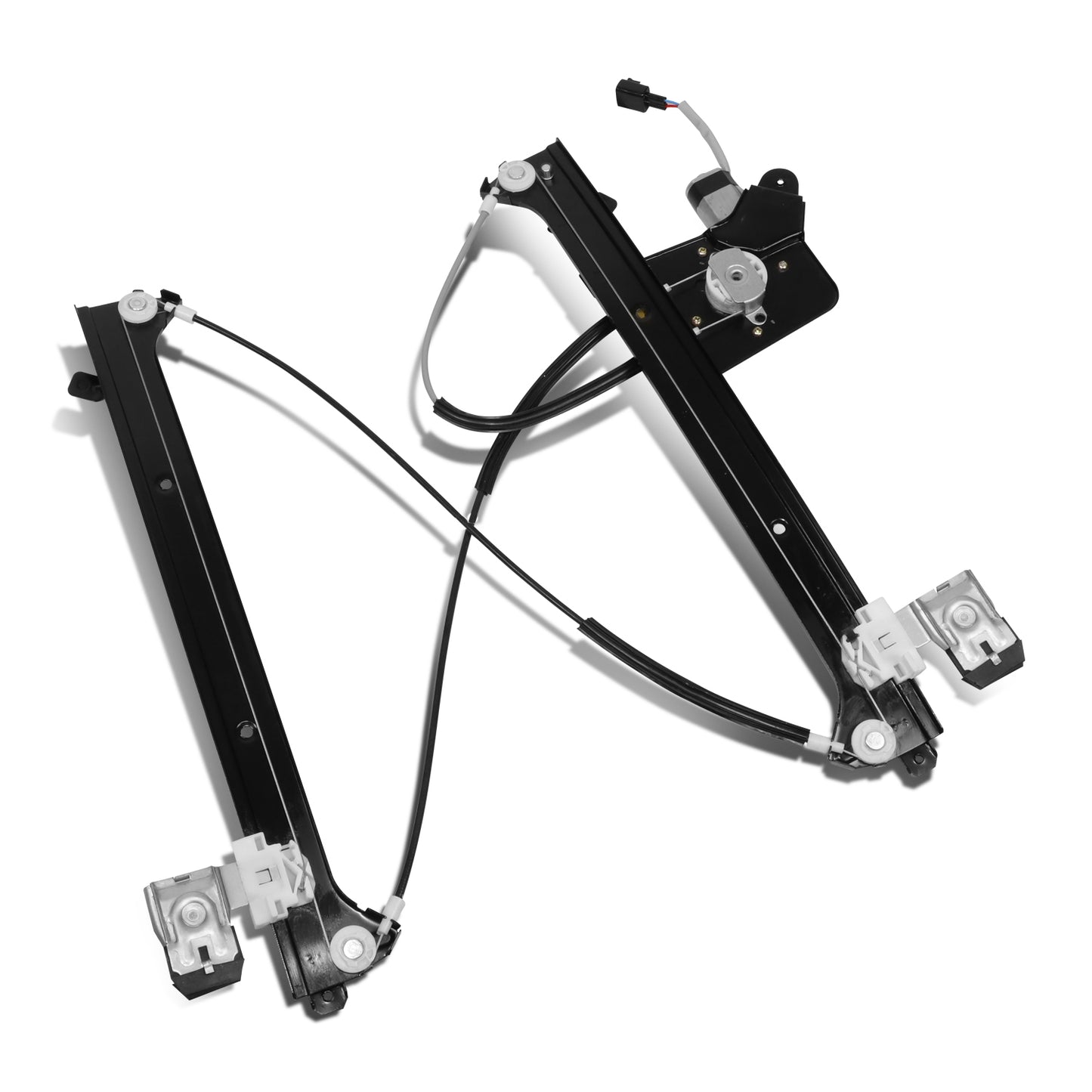 REGULADOR DE VENTANA WINDOW MOTORS & REGULATORS - METALLIC - 00-07 CADILLAC ESCALADE CHEVY AVALANCHE GMC SIERRA YUKON XL 1500 2500HD 3500 CREW CAB - METALLIC - BARE STEEL/PLASTIC