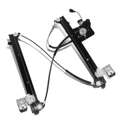 REGULADOR DE VENTANA WINDOW MOTORS & REGULATORS - METALLIC - 00-07 CADILLAC ESCALADE CHEVY AVALANCHE GMC SIERRA YUKON XL 1500 2500HD 3500 CREW CAB - METALLIC - BARE STEEL/PLASTIC