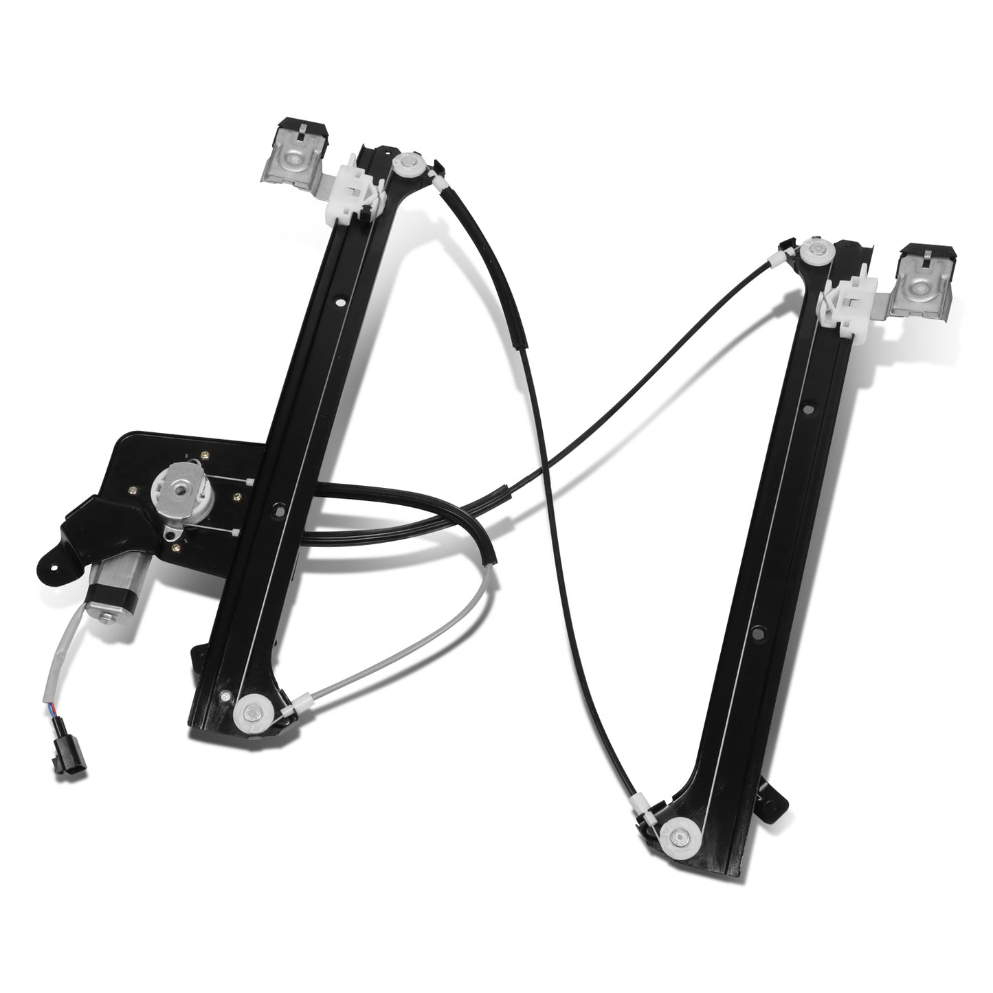 REGULADOR DE VENTANA WINDOW MOTORS & REGULATORS - METALLIC - 00-07 CADILLAC ESCALADE CHEVY AVALANCHE GMC SIERRA YUKON XL 1500 2500HD 3500 CREW CAB - METALLIC - BARE STEEL/PLASTIC