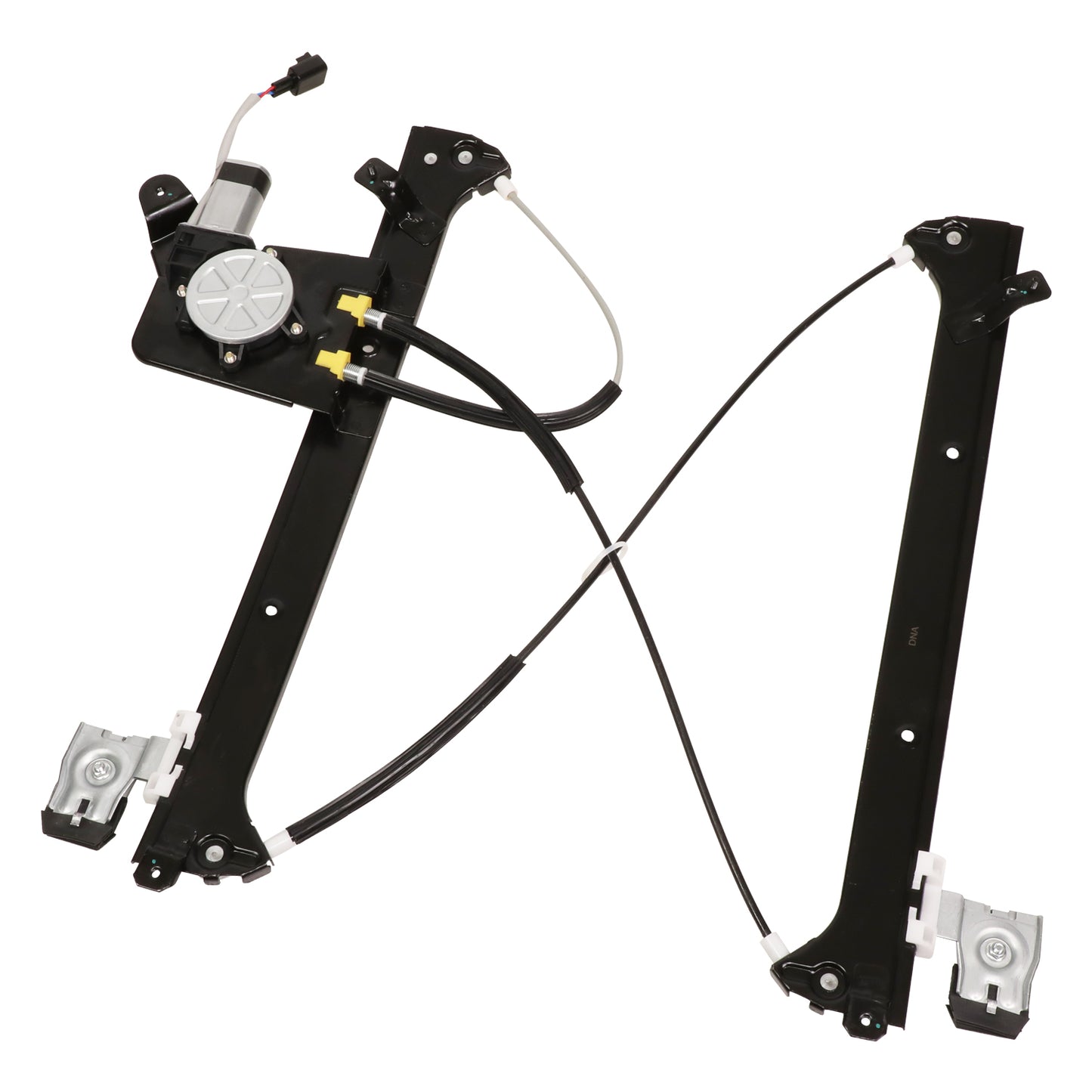 REGULADOR DE VENTANA WINDOW MOTORS & REGULATORS - METALLIC - 00-07 CADILLAC ESCALADE CHEVY AVALANCHE GMC SIERRA YUKON XL 1500 2500HD 3500 CREW CAB - METALLIC - BARE STEEL/PLASTIC