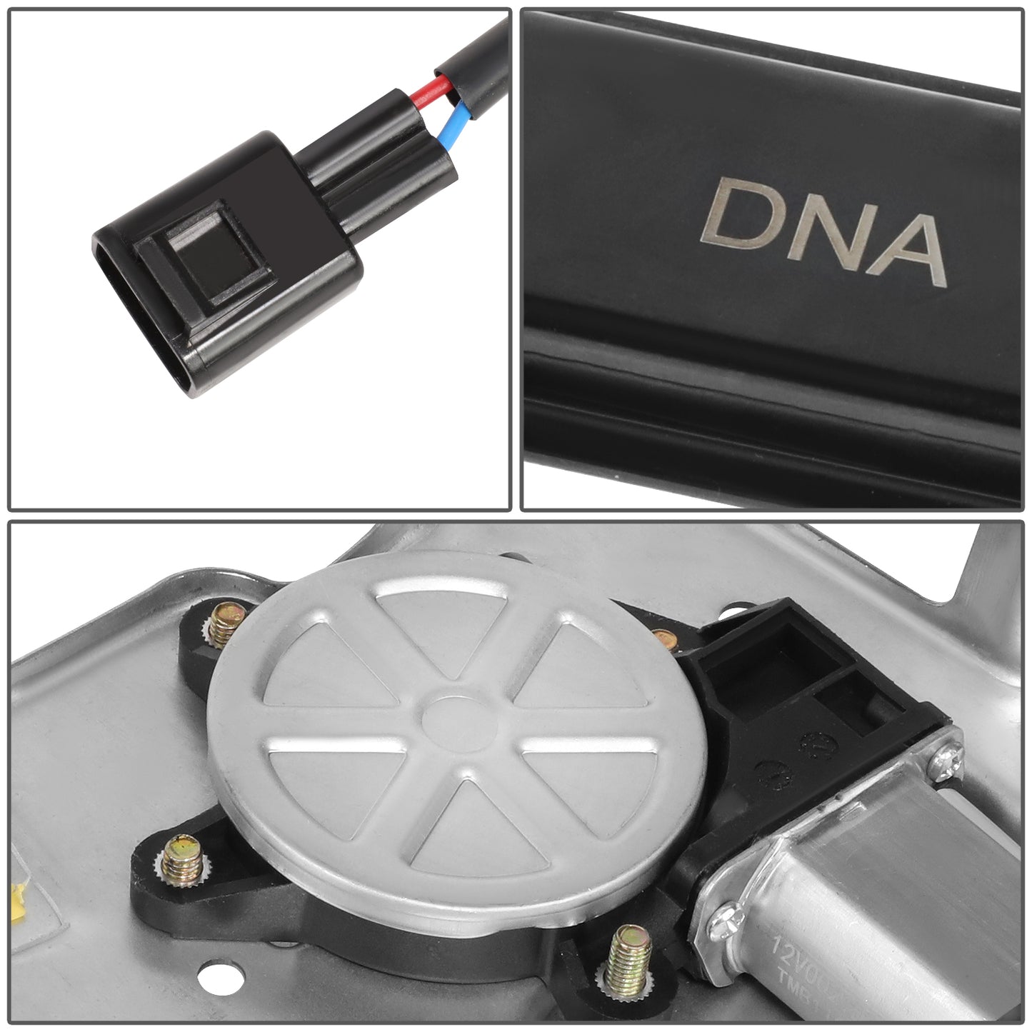 REGULADOR DE VENTANA WINDOW MOTORS & REGULATORS - METALLIC - 02-06 CADILLAC ESCALADE/00-06 CHEVY TAHOE/00-06GMC YUKON - METALLIC - BARE STEEL/PLASTIC