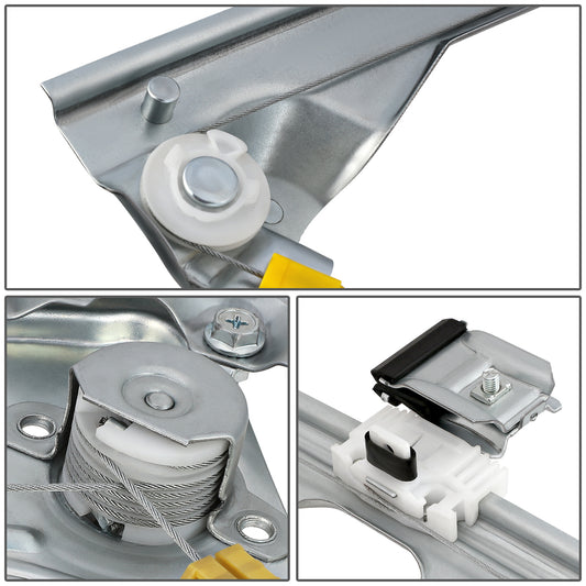 REGULADOR DE VENTANA WINDOW MOTORS & REGULATORS - METALLIC - 07-14 CHEVY SILVERADO SUBURBAN AVALANCHE GMC SIERRA YUKON 07-14 - METALLIC - BARE STEEL/PLASTIC