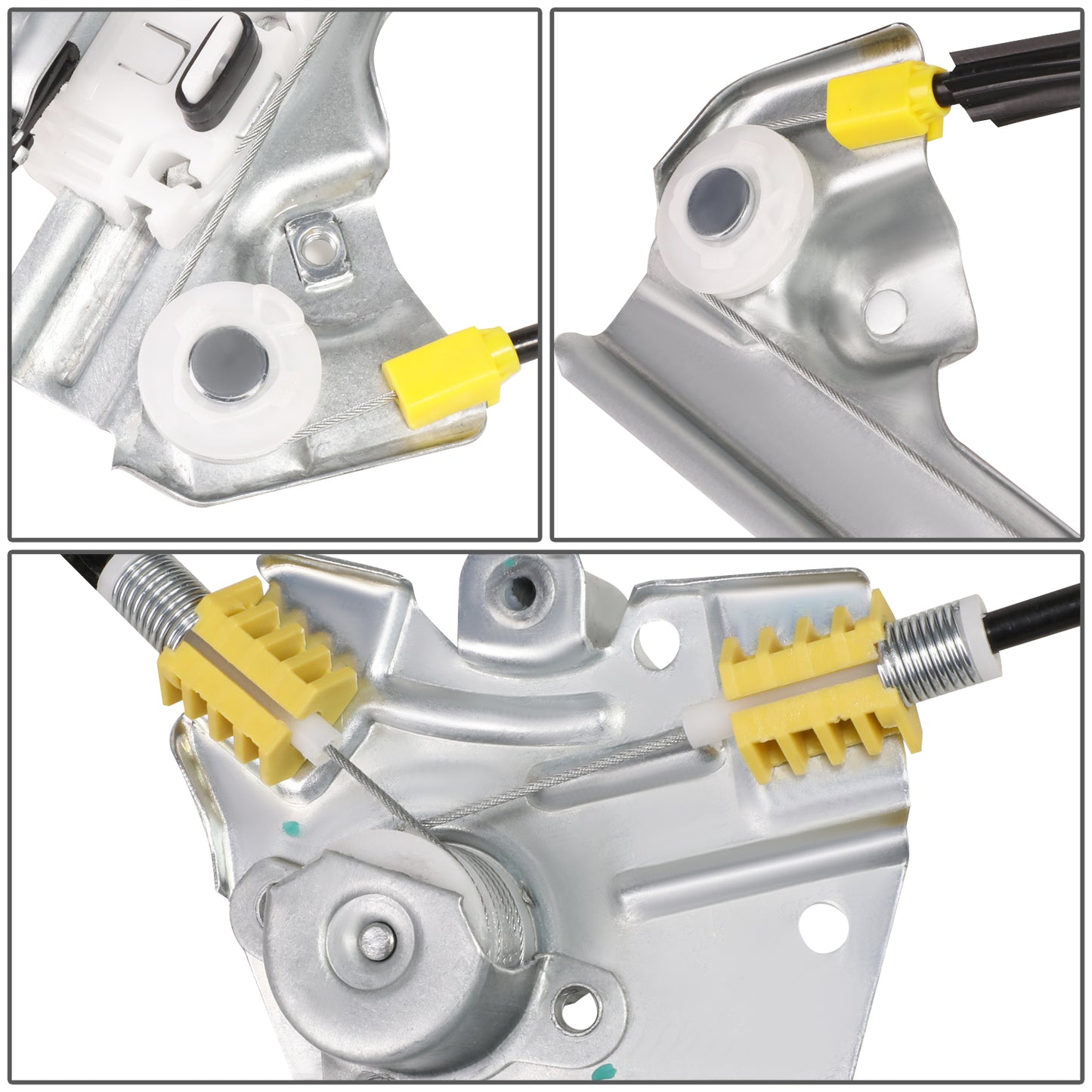 REGULADOR DE VENTANA WINDOW MOTORS & REGULATORS - METALLIC - 07-14 CHEVY AVALANCHE GMC YUKON XL SIERRA 1500-3500 - METALLIC - BARE STEEL/PLASTIC