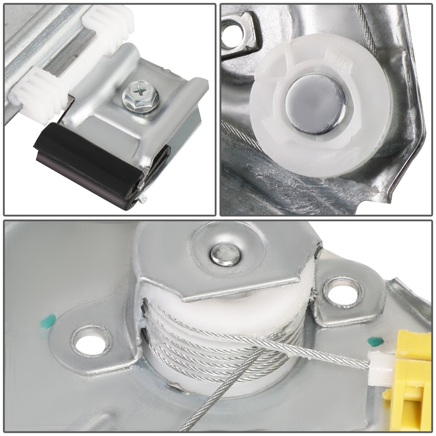 REGULADOR DE VENTANA WINDOW MOTORS & REGULATORS - METALLIC - 07-14 CHEVY AVALANCHE GMC YUKON XL SIERRA 1500-3500 - METALLIC - BARE STEEL/PLASTIC