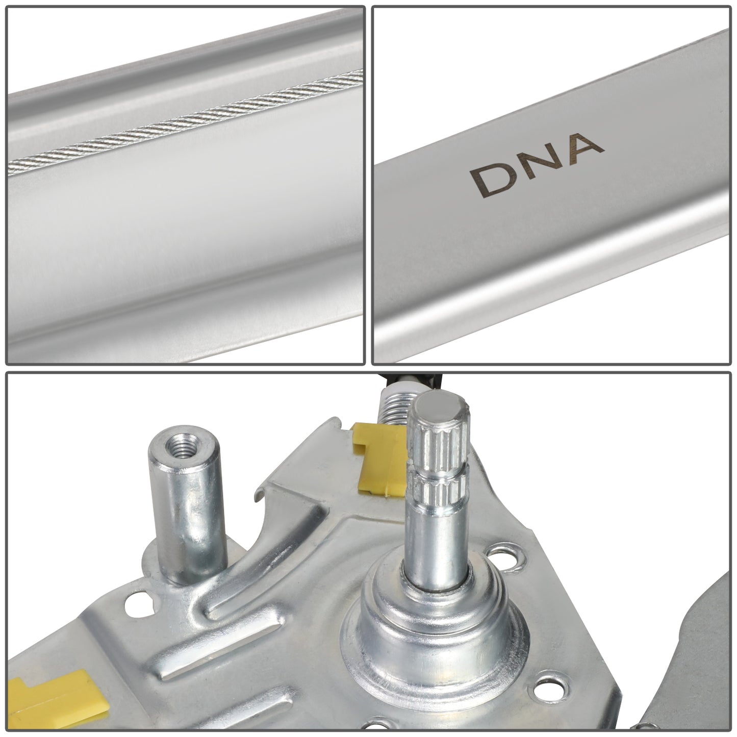 REGULADOR DE VENTANA WINDOW MOTORS & REGULATORS - METALLIC - 07-14 CHEVY AVALANCHE GMC YUKON XL SIERRA 1500-3500 - METALLIC - BARE STEEL/PLASTIC