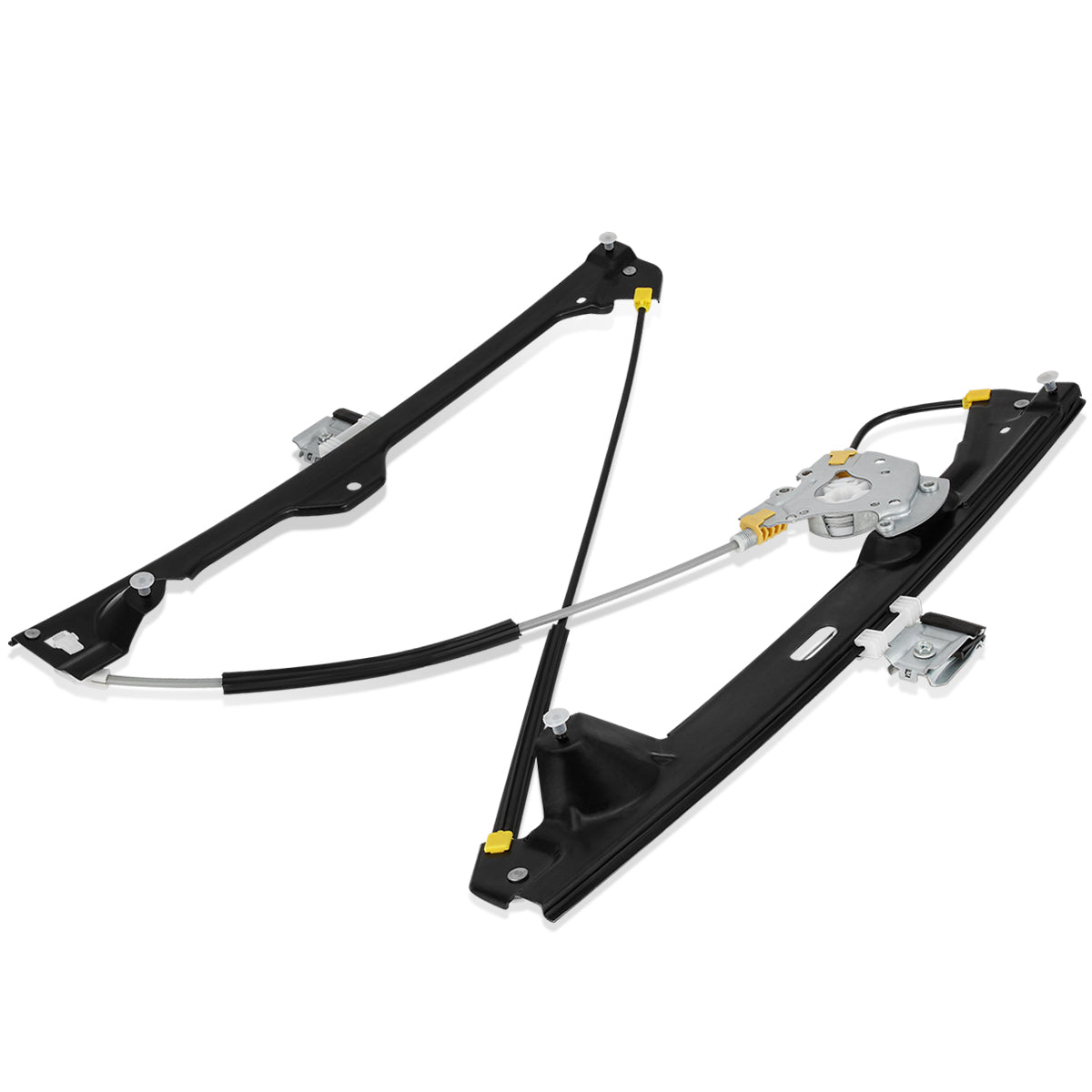 REGULADOR DE VENTANA WINDOW MOTORS & REGULATORS - METALLIC - 07-14 CADILLAC ESCALADE CHEVY SILVERADO SUBURBAN GMC SIERRA YUKON - METALLIC - BARE STEEL/PLASTIC