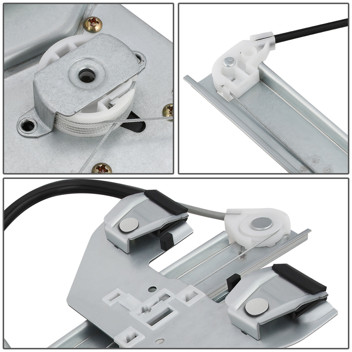 REGULADOR DE VENTANA WINDOW MOTORS & REGULATORS - METALLIC - 10-13 CHEVY CHEYENNE/07-13 CHEVY SILVERADO 1500/07-13 CHEVY SILVERADO 2500/07-13 CHEVY SILVERADO 3500/07-13 GMC SIERRA 1500/07-13 GMC SIERRA 2500/07-13 GMC SIERRA 3500 - METALLIC - BARE