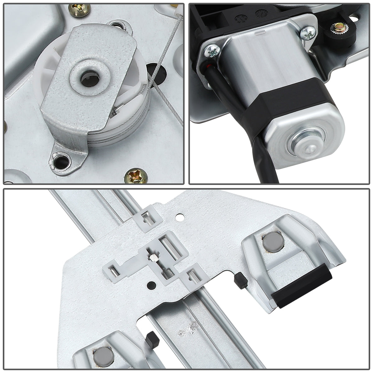 REGULADOR DE VENTANA WINDOW MOTORS & REGULATORS - METALLIC - 07-14 CADILLAC ESCALADE/07-14 CHEVY TAHOE/07-14GMC YUKON - METALLIC - BARE STEEL/PLASTIC