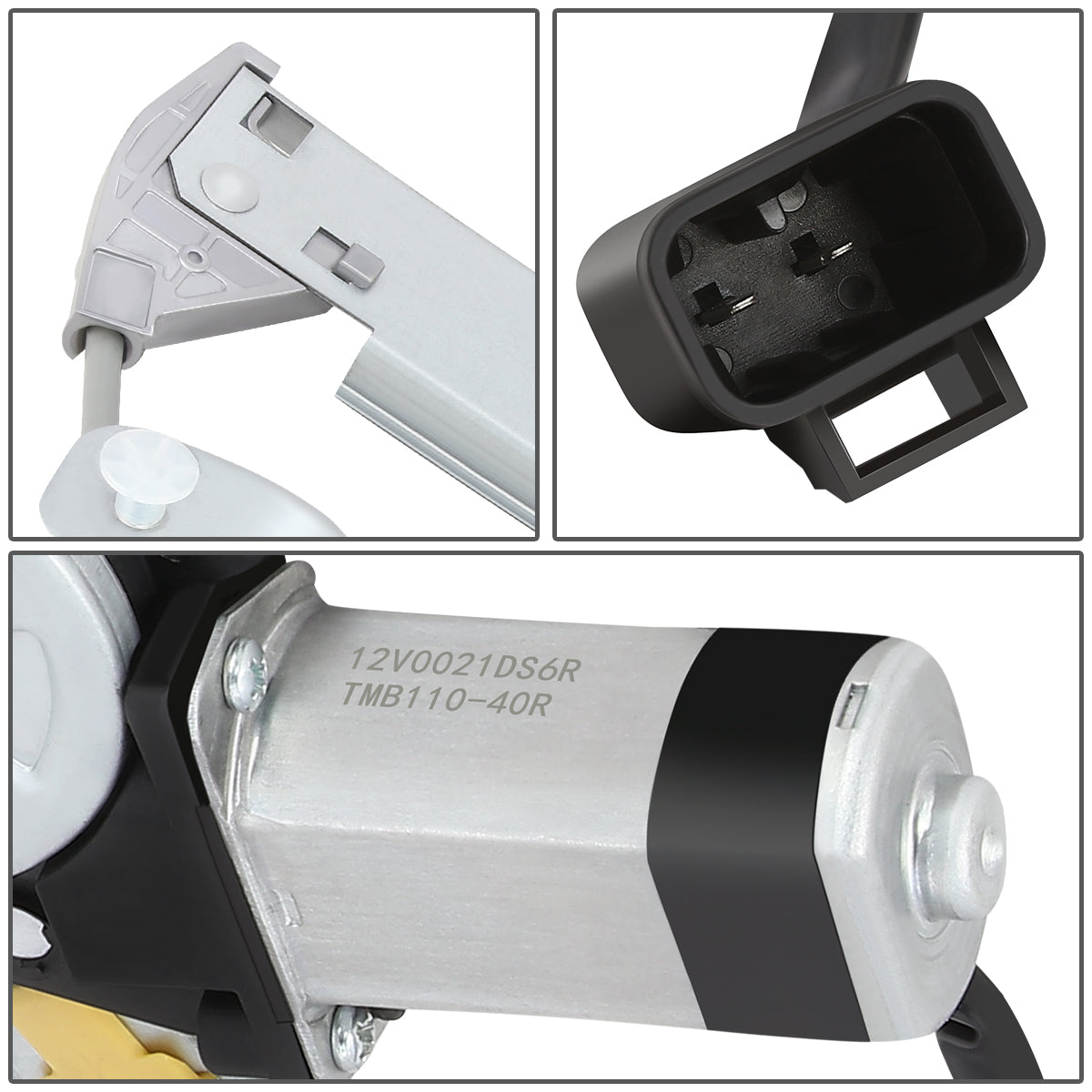 REGULADOR DE VENTANA WINDOW MOTORS & REGULATORS - METALLIC - 00-05 BUICK LESABRE - METALLIC - BARE STEEL/PLASTIC