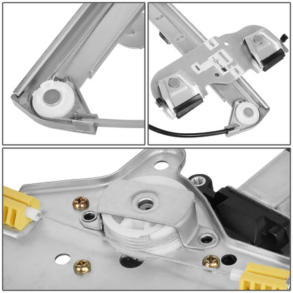 REGULADOR DE VENTANA WINDOW MOTORS & REGULATORS - METALLIC - 00-05 BUICK LESABRE - METALLIC - BARE STEEL/PLASTIC