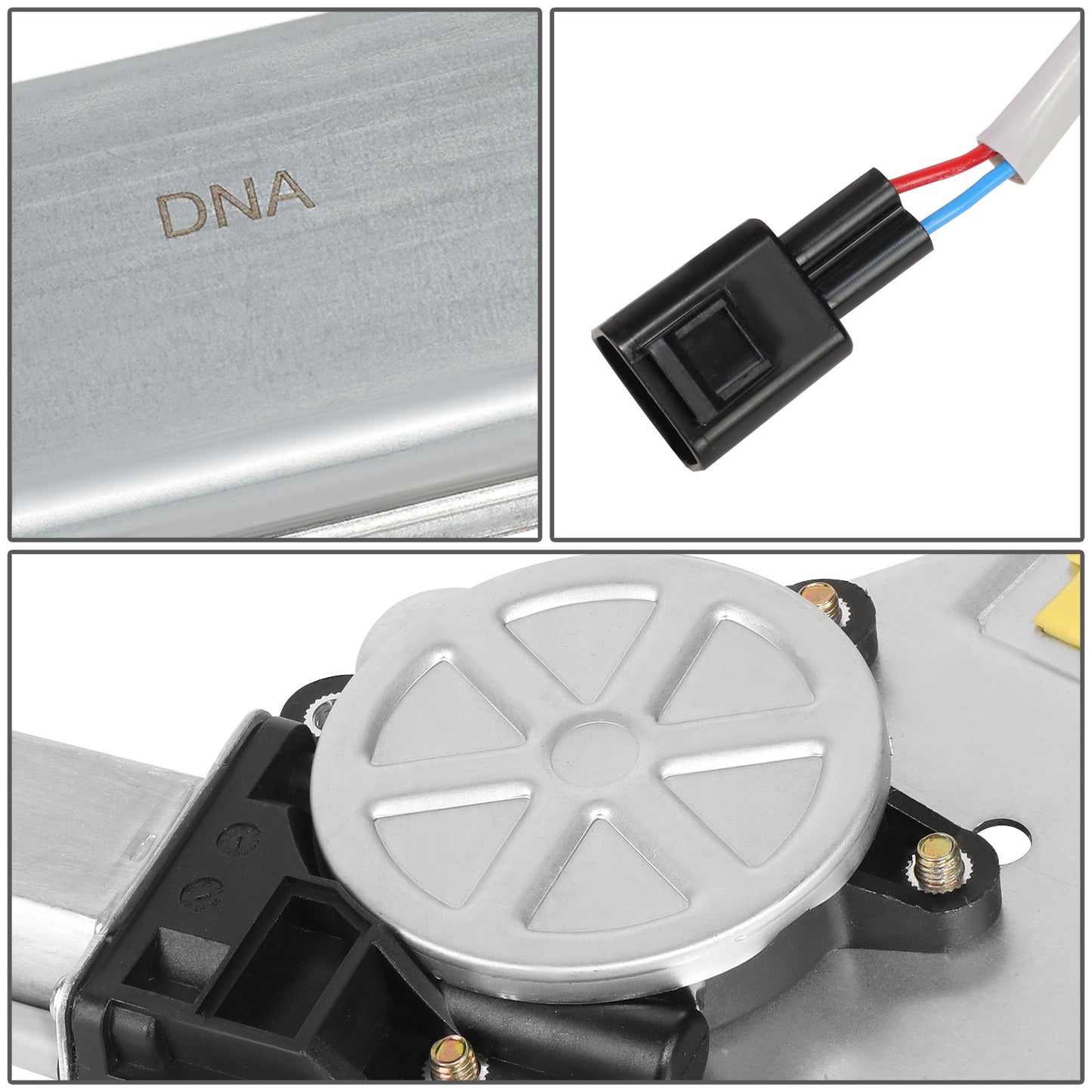 REGULADOR DE VENTANA WINDOW MOTORS & REGULATORS - METALLIC - 00-05 BUICK LESABRE - METALLIC - BARE STEEL/PLASTIC