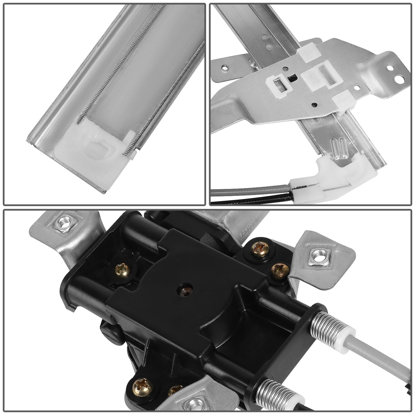 REGULADOR DE VENTANA WINDOW MOTORS & REGULATORS - METALLIC - 97-05 BUICK CENTURY/97-04 BUICK REGAL/98-02 OLDSMOBILE INTRIGUE - METALLIC - BARE STEEL/PLASTIC