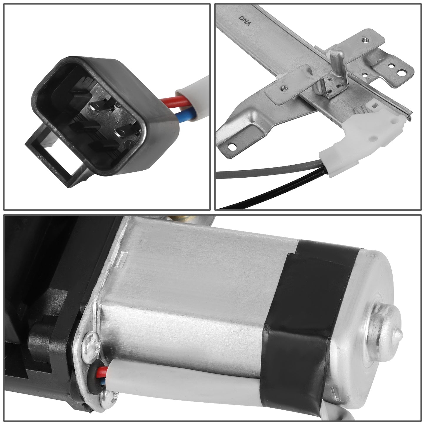 REGULADOR DE VENTANA WINDOW MOTORS & REGULATORS - METALLIC - 97-05 BUICK CENTURY/97-04 BUICK REGAL/98-02 OLDSMOBILE INTRIGUE - METALLIC - BARE STEEL/PLASTIC