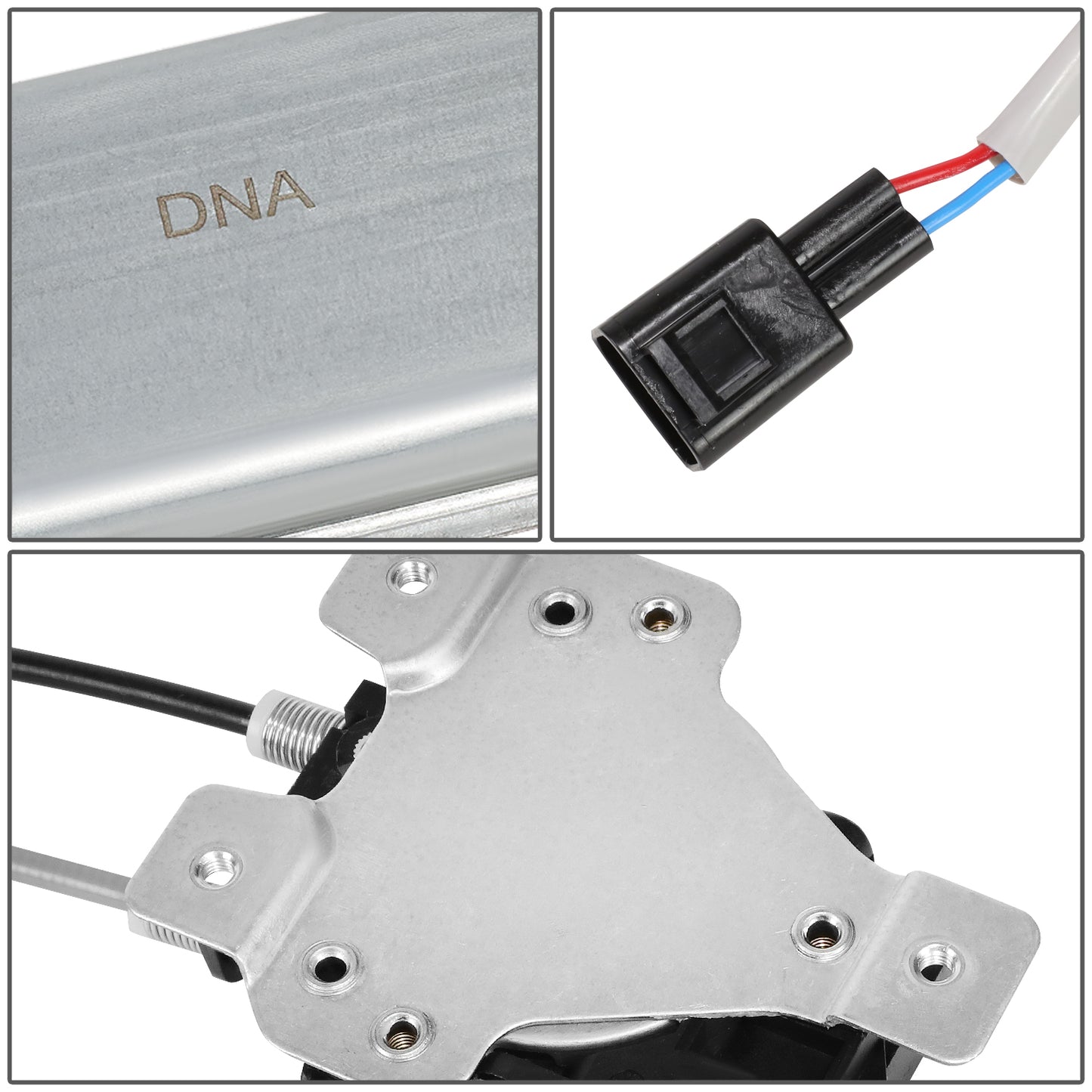 REGULADOR DE VENTANA WINDOW MOTORS & REGULATORS - METALLIC - 97-05 BUICK CENTURY/97-04 BUICK REGAL/98-02 OLDSMOBILE INTRIGUE - METALLIC - BARE STEEL/PLASTIC