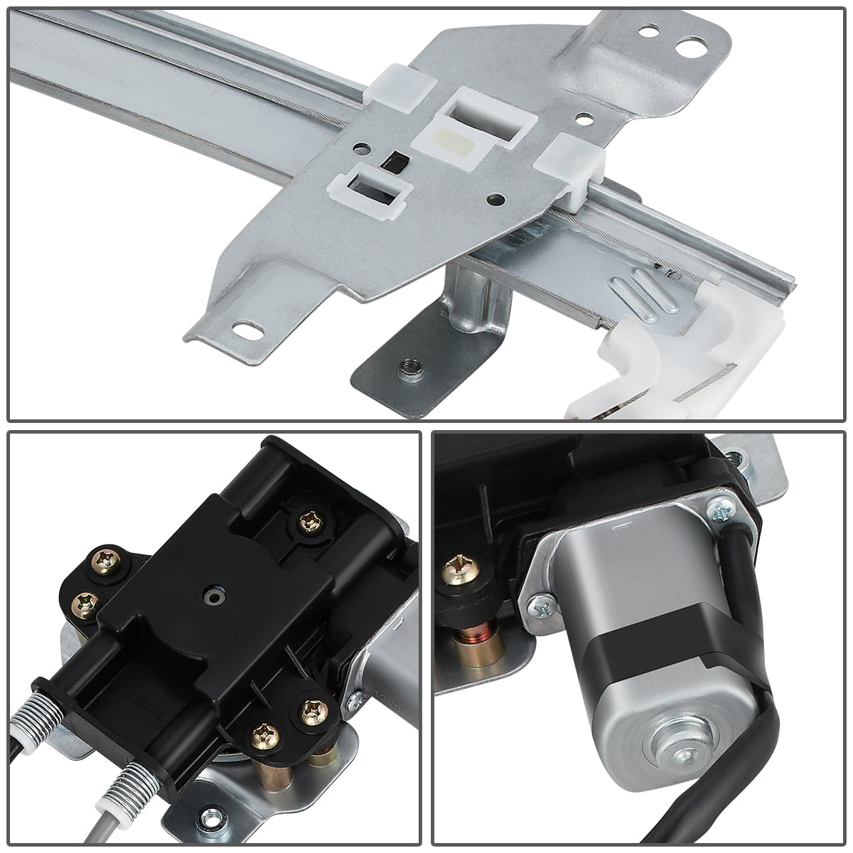 REGULADOR DE VENTANA WINDOW MOTORS & REGULATORS - METALLIC - 97-05 BUICK CENTURY/97-04 BUICK REGAL/98-02 OLDSMOBILE INTRIGUE - METALLIC - BARE STEEL/PLASTIC