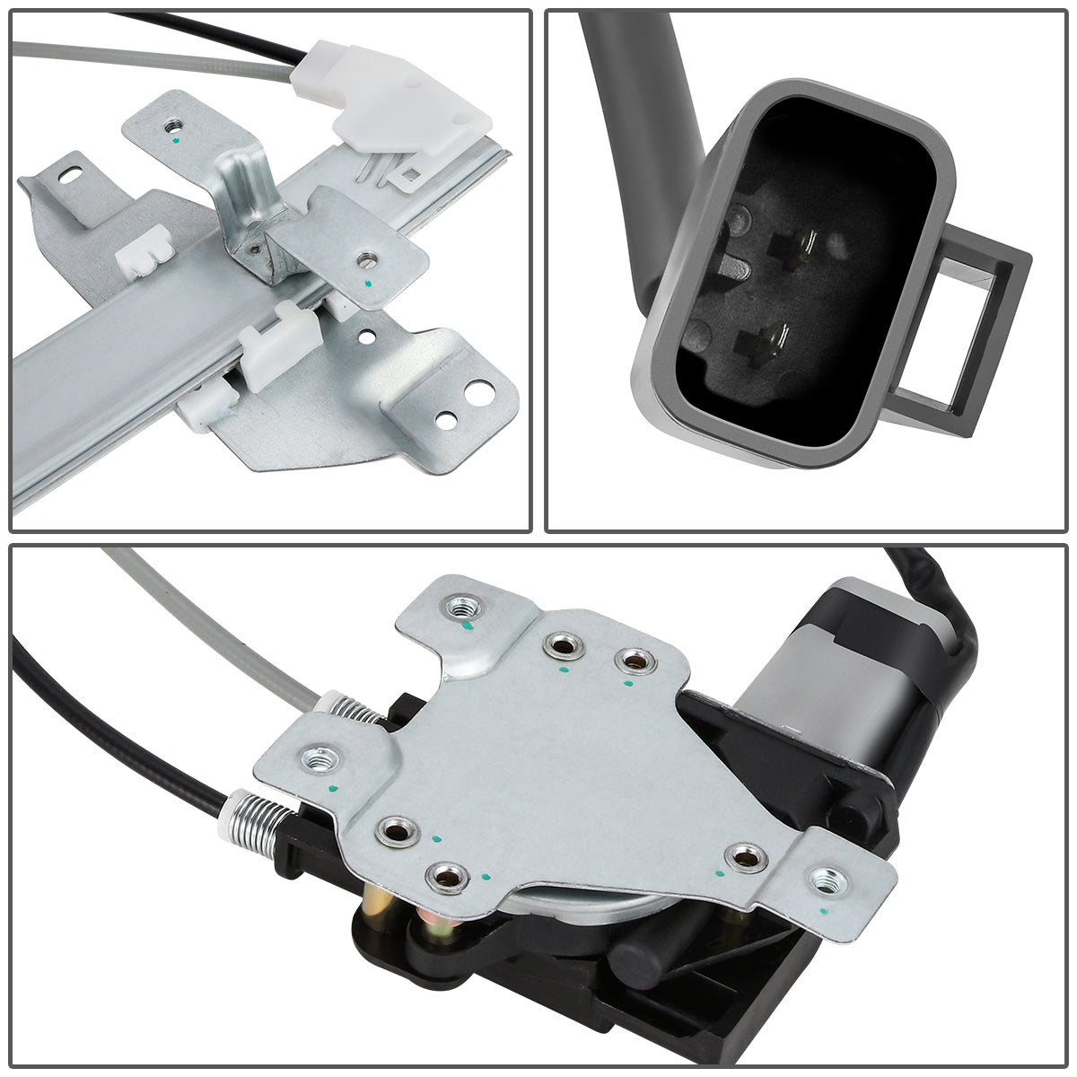 REGULADOR DE VENTANA WINDOW MOTORS & REGULATORS - METALLIC - 97-05 BUICK CENTURY/97-04 BUICK REGAL/98-02 OLDSMOBILE INTRIGUE - METALLIC - BARE STEEL/PLASTIC