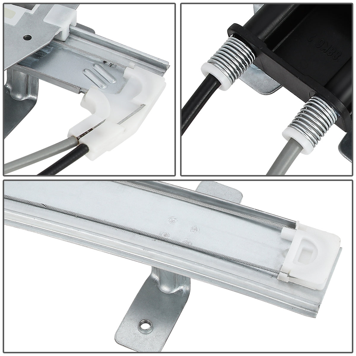 REGULADOR DE VENTANA WINDOW MOTORS & REGULATORS - METALLIC - 97-05 BUICK CENTURY/97-04 BUICK REGAL/98-02 OLDSMOBILE INTRIGUE - METALLIC - BARE STEEL/PLASTIC