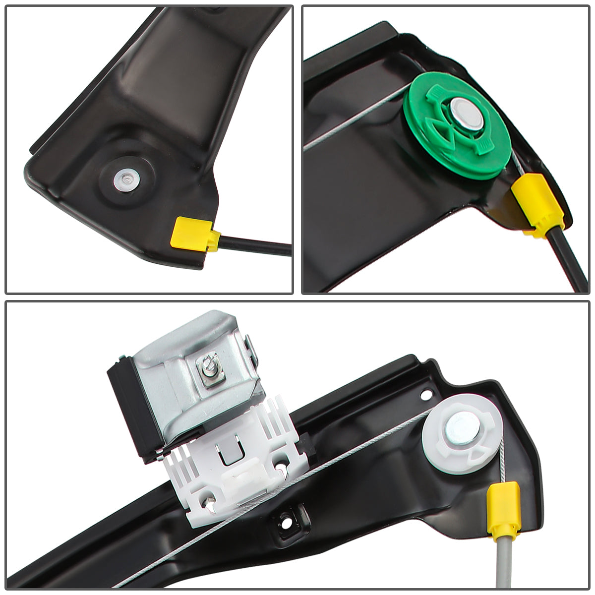 REGULADOR DE VENTANA WINDOW MOTORS & REGULATORS - METALLIC - 11-13 CHEVY CAPRICE/08-09 PONTIAC G8 - METALLIC - BARE STEEL/PLASTIC