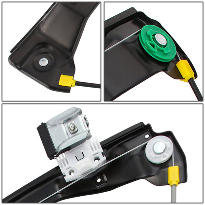 REGULADOR DE VENTANA WINDOW MOTORS & REGULATORS - METALLIC - 11-13 CHEVY CAPRICE/08-09 PONTIAC G8 - METALLIC - BARE STEEL/PLASTIC