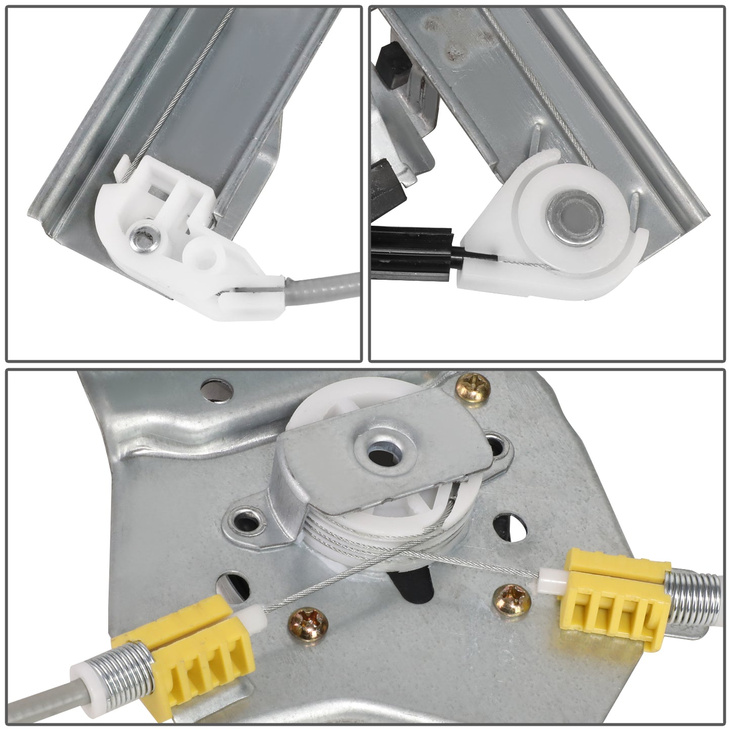 REGULADOR DE VENTANA WINDOW MOTORS & REGULATORS - METALLIC - 11-17 CHEVY CAPRICE/14-17 CHEVY SS/08-09 PONTIAC G8 - METALLIC - BARE STEEL/PLASTIC