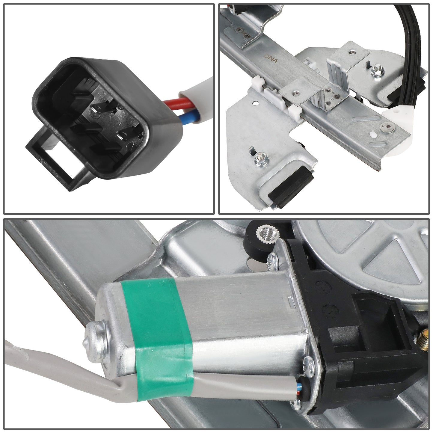 REGULADOR DE VENTANA WINDOW MOTORS & REGULATORS - METALLIC - 11-17 CHEVY CAPRICE/14-17 CHEVY SS/08-09 PONTIAC G8 - METALLIC - BARE STEEL/PLASTIC