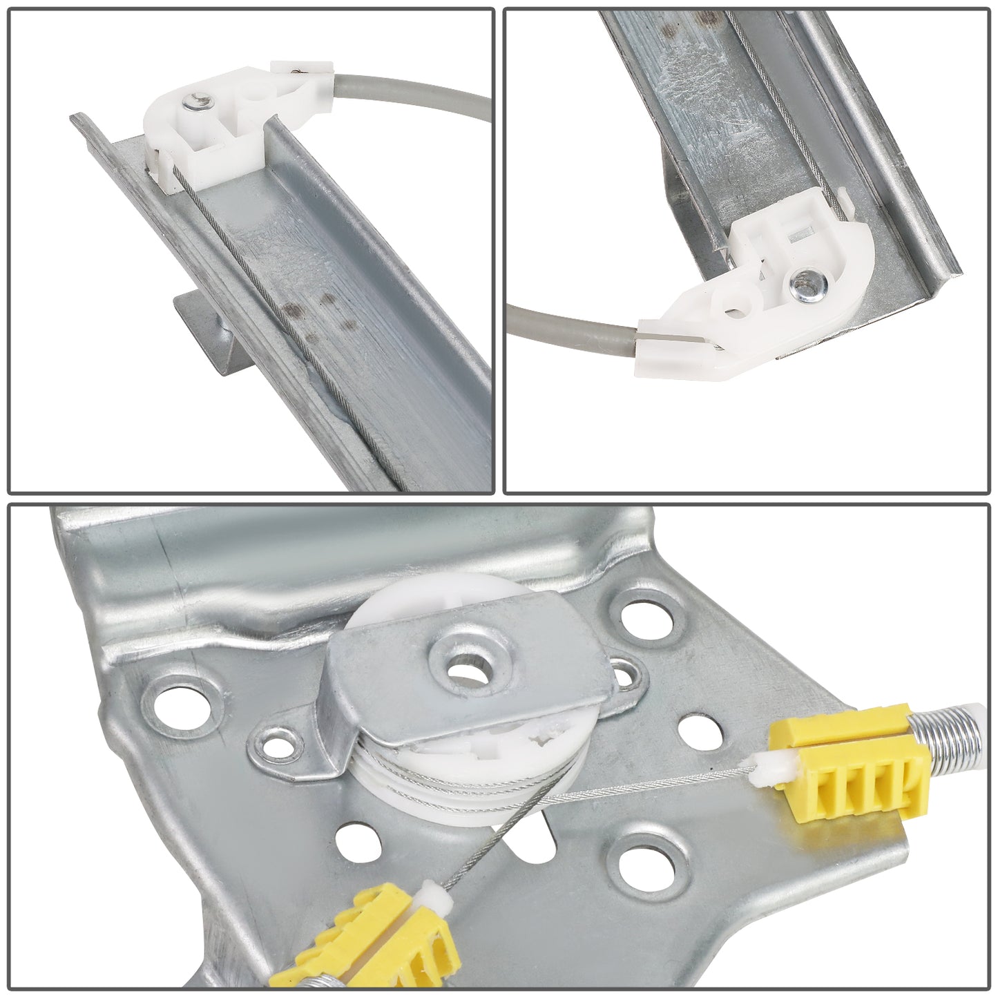 REGULADOR DE VENTANA WINDOW MOTORS & REGULATORS - METALLIC - 11-17 CHEVY CAPRICE/14-17 CHEVY SS/08-09 PONTIAC G8 - METALLIC - BARE STEEL/PLASTIC