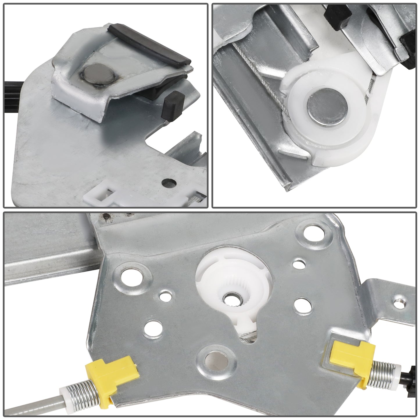 REGULADOR DE VENTANA WINDOW MOTORS & REGULATORS - METALLIC - 11-17 CHEVY CAPRICE/14-17 CHEVY SS/08-09 PONTIAC G8 - METALLIC - BARE STEEL/PLASTIC