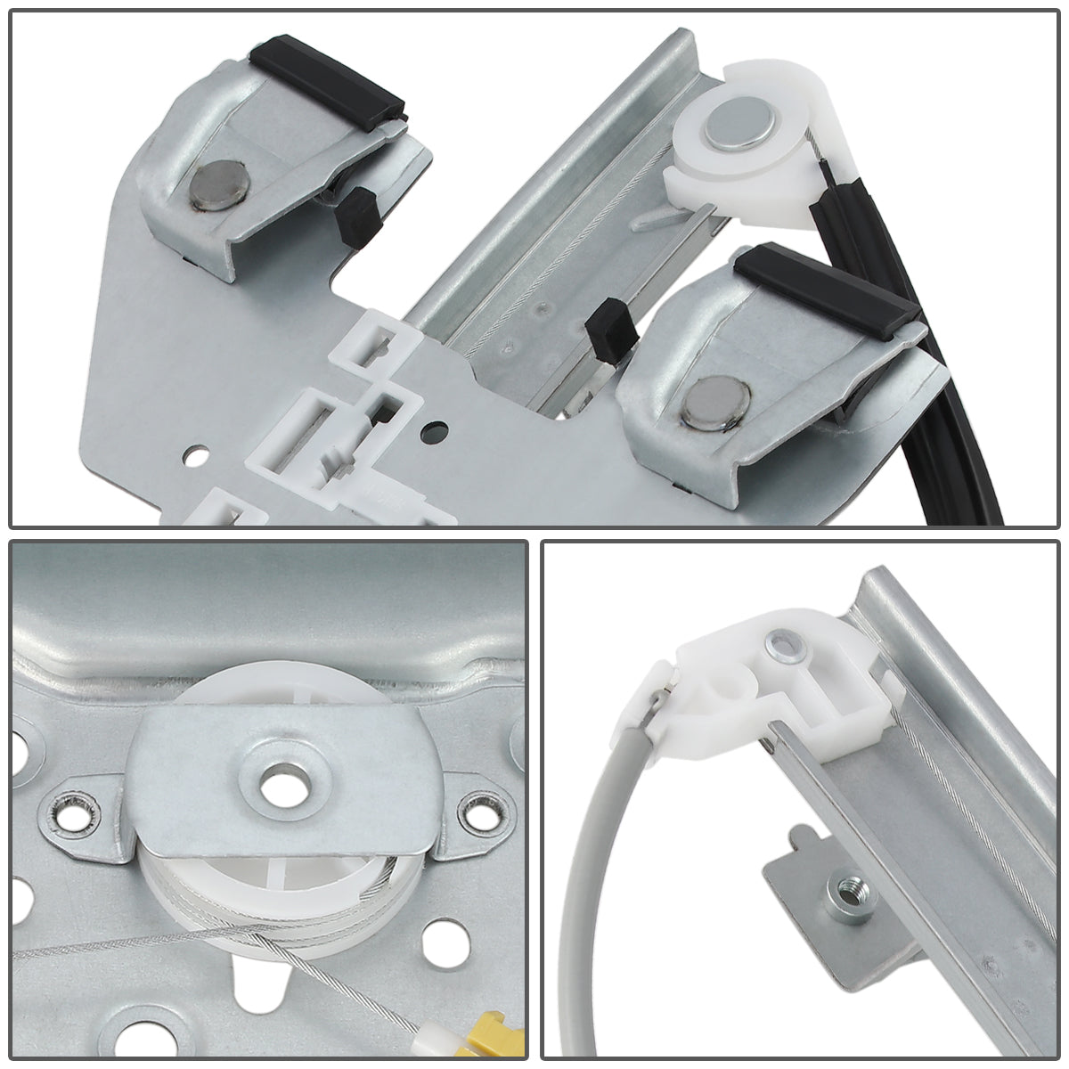 REGULADOR DE VENTANA WINDOW MOTORS & REGULATORS - METALLIC - 11-17 CHEVY CAPRICE/14-17 CHEVY SS/08-09 PONTIAC G8 - METALLIC - BARE STEEL/PLASTIC