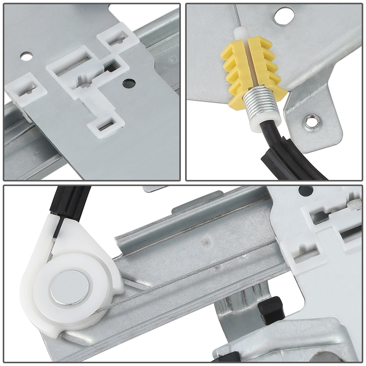 REGULADOR DE VENTANA WINDOW MOTORS & REGULATORS - METALLIC - 11-17 CHEVY CAPRICE/14-17 CHEVY SS/08-09 PONTIAC G8 - METALLIC - BARE STEEL/PLASTIC