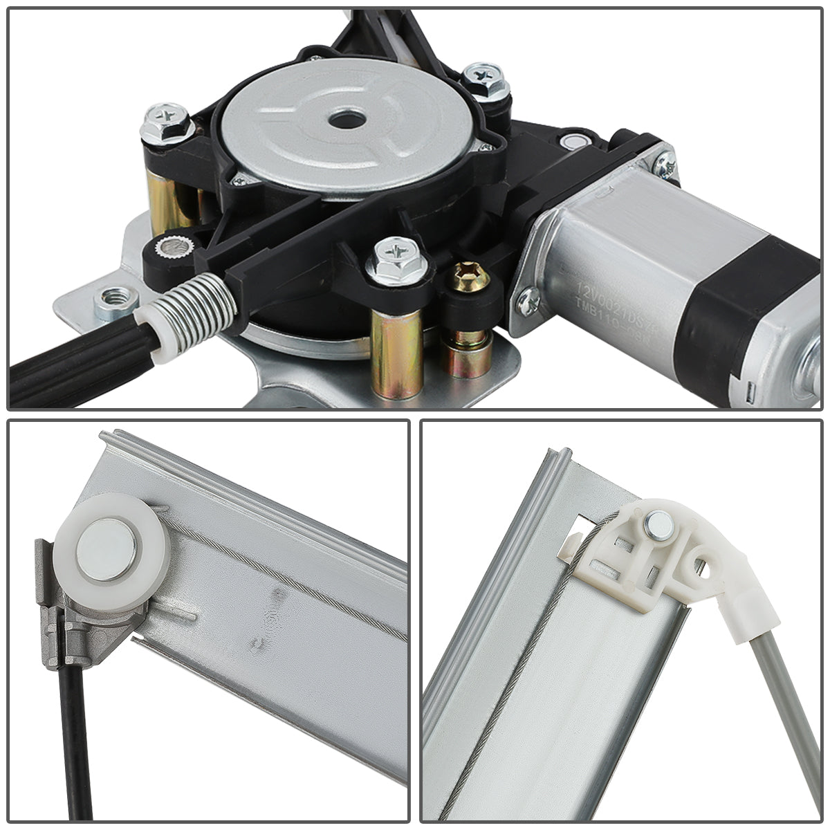 REGULADOR DE VENTANA WINDOW MOTORS & REGULATORS - METALLIC - 00-05 CHEVY IMPALA - METALLIC - BARE STEEL/PLASTIC