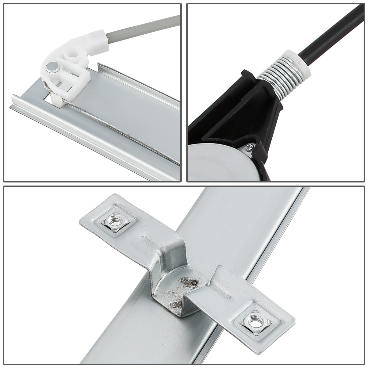 REGULADOR DE VENTANA WINDOW MOTORS & REGULATORS - METALLIC - 00-05 CHEVY IMPALA - METALLIC - BARE STEEL/PLASTIC