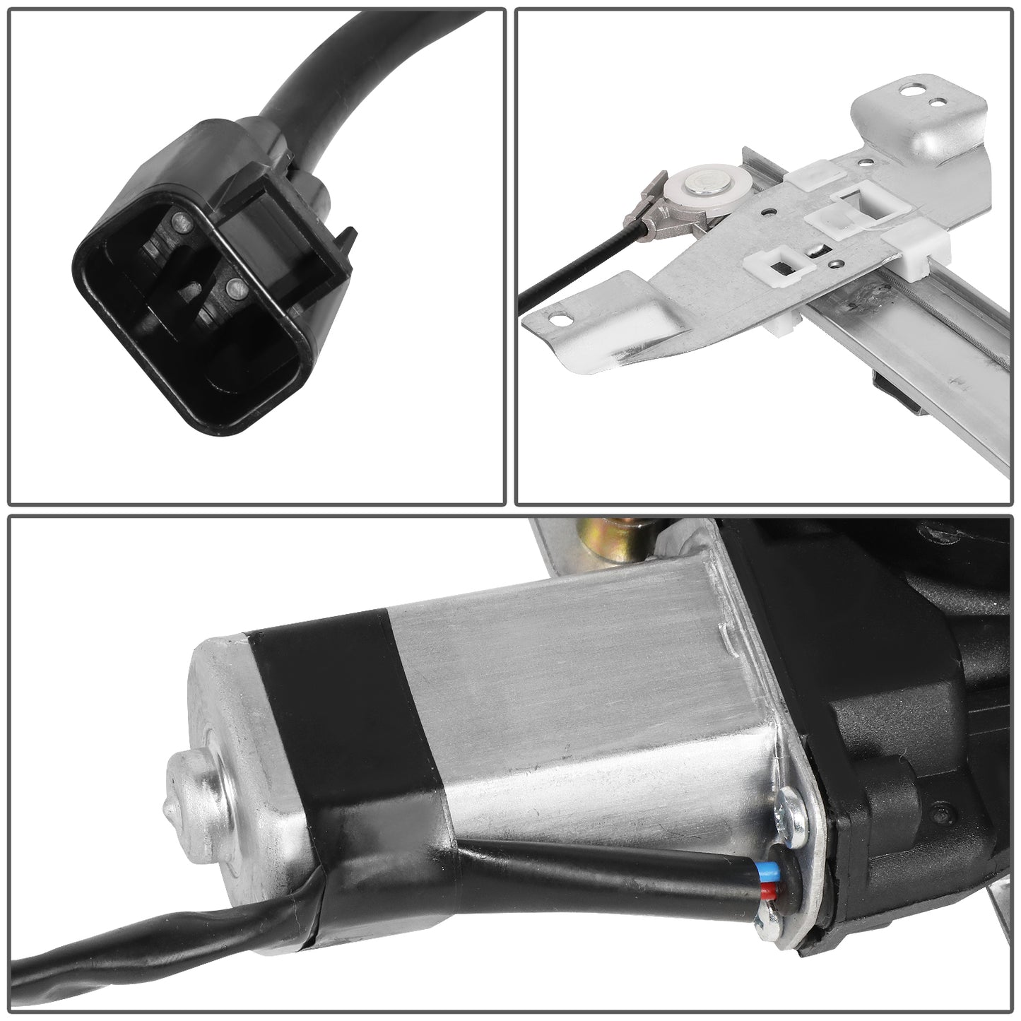 REGULADOR DE VENTANA WINDOW MOTORS & REGULATORS - METALLIC - 00-05 CHEVY IMPALA - METALLIC - BARE STEEL/PLASTIC