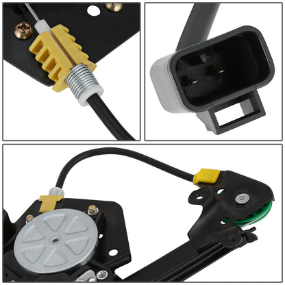 REGULADOR DE VENTANA WINDOW MOTORS & REGULATORS - METALLIC - 04-05 CHEVY CLASSIC/97-03 CHEVY MALIBU/97-99 OLDSMOBILE CUTLASS - METALLIC - BARE STEEL/PLASTIC