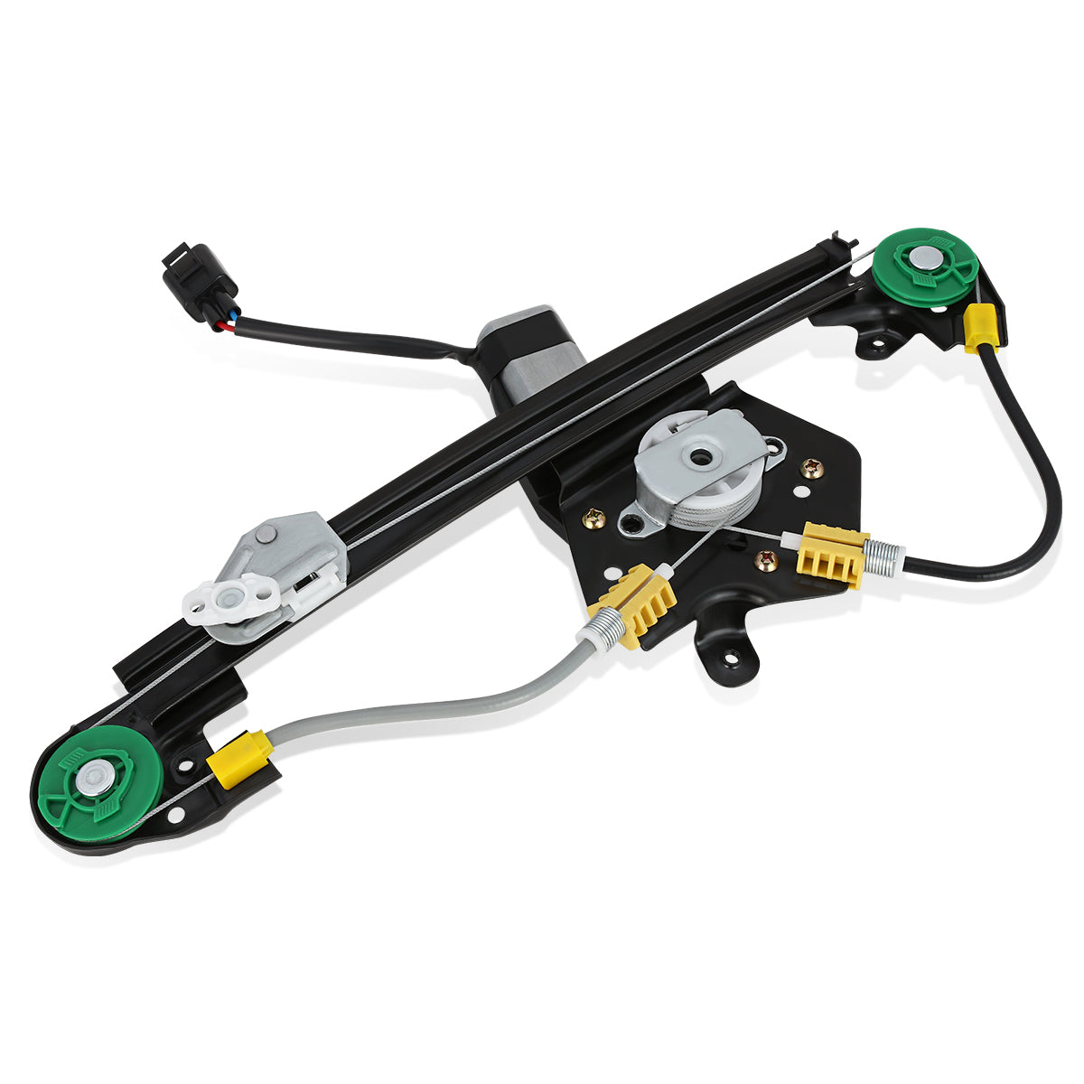 REGULADOR DE VENTANA WINDOW MOTORS & REGULATORS - METALLIC - 04-05 CHEVY CLASSIC/97-03 CHEVY MALIBU/97-99 OLDSMOBILE CUTLASS - METALLIC - BARE STEEL/PLASTIC