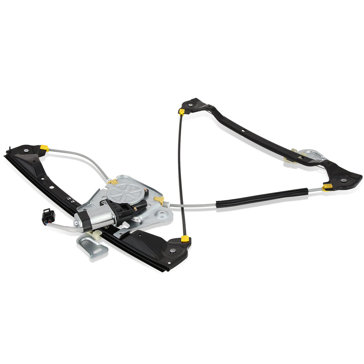 REGULADOR DE VENTANA WINDOW MOTORS & REGULATORS - METALLIC - 99-04 OLDSMOBILE ALERO/99-05 PONTIAC GRAND AM - FITS 4DR SEDAN MODELS ONLY - METALLIC - BARE STEEL/PLASTIC