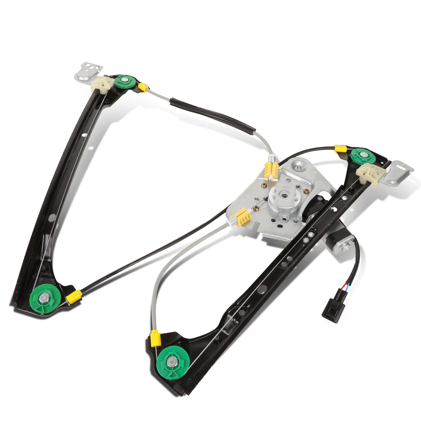 REGULADOR DE VENTANA WINDOW MOTORS & REGULATORS - METALLIC - 99-04 OLDSMOBILE ALERO/99-05 PONTIAC GRAND AM - METALLIC - BARE STEEL/PLASTIC