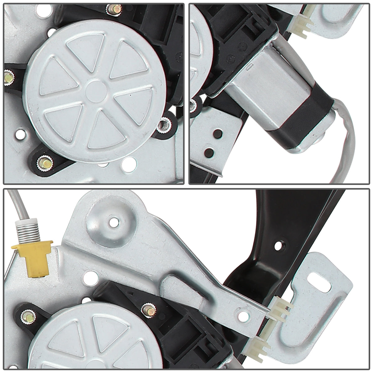 REGULADOR DE VENTANA WINDOW MOTORS & REGULATORS - METALLIC - 99-04 OLDSMOBILE ALERO/99-05 PONTIAC GRAND AM - FITS 2DR COUPE MODELS ONLY - METALLIC - BARE STEEL/PLASTIC