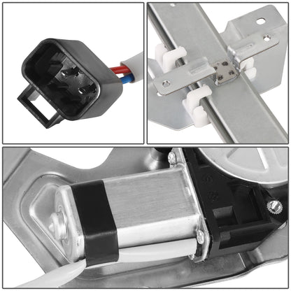 REGULADOR DE VENTANA WINDOW MOTORS & REGULATORS - METALLIC - 99-04 OLDSMOBILE ALERO/99-05 PONTIAC GRAND AM - METALLIC - BARE STEEL/PLASTIC