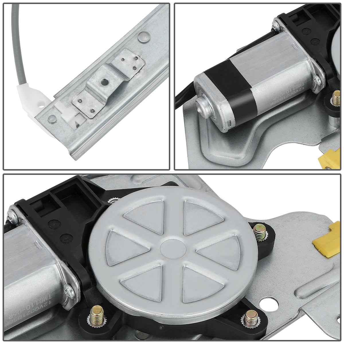 REGULADOR DE VENTANA WINDOW MOTORS & REGULATORS - METALLIC - 99-04 OLDSMOBILE ALERO/99-05 PONTIAC GRAND AM - FITS 4DR SEDAN MODELS ONLY - METALLIC - BARE STEEL/PLASTIC