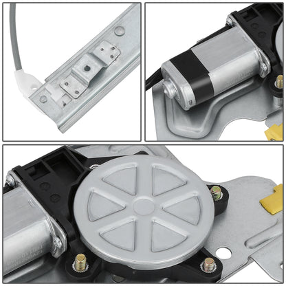 REGULADOR DE VENTANA WINDOW MOTORS & REGULATORS - METALLIC - 99-04 OLDSMOBILE ALERO/99-05 PONTIAC GRAND AM - FITS 4DR SEDAN MODELS ONLY - METALLIC - BARE STEEL/PLASTIC